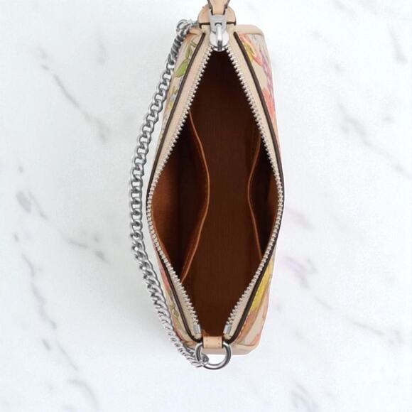 Coach Nolita 19 With Floral Print in Ivory Multi Leather CR365 - Picture 3 of 4